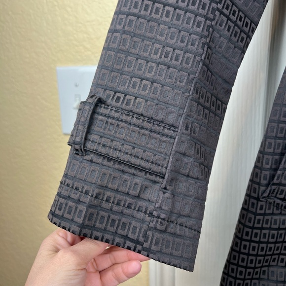 Johnston & Murphy Women Brown Hooded Belted Trench Coat Jacket Size M - Picture 3 of 7